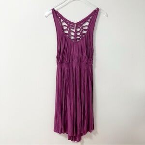 Free People | Purple Cast Your Net Dress S